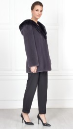 Шуба из меха норки