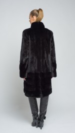 Шуба из меха норки