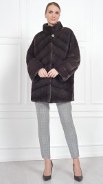 Шуба из меха норки