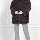 Шуба из меха норки