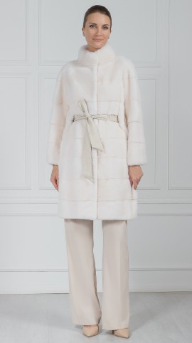 Шуба из меха норки