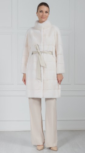 Шуба из меха норки