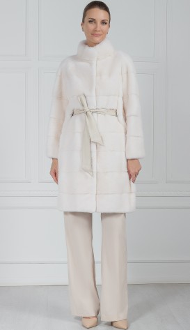 Шуба из меха норки