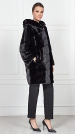 Шуба из меха норки