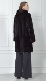 Шуба из меха норки