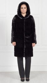 Шуба из меха норки