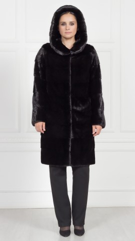 Шуба из меха норки