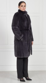 Шуба из меха норки