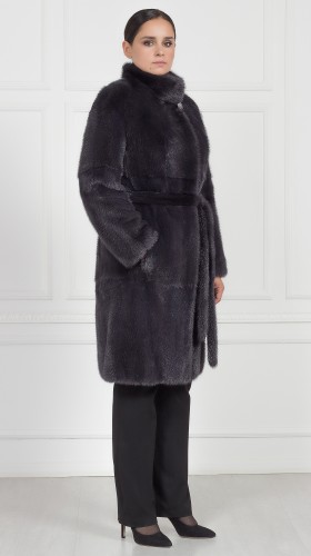 Шуба из меха норки