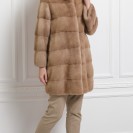 Шуба из меха норки