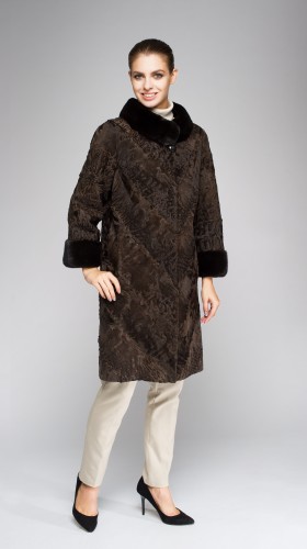 Шуба из каракуля
