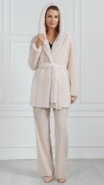 Шуба из меха норки