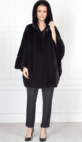 Накидка из меха норки
