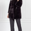 Шуба из меха норки