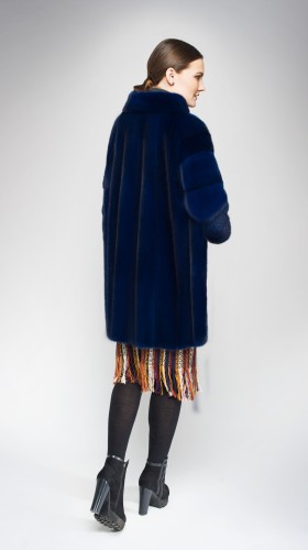 Шуба из меха норки