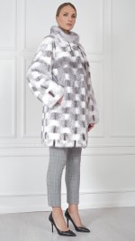 Шуба из меха норки