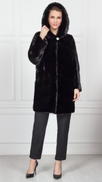 Шуба из меха норки