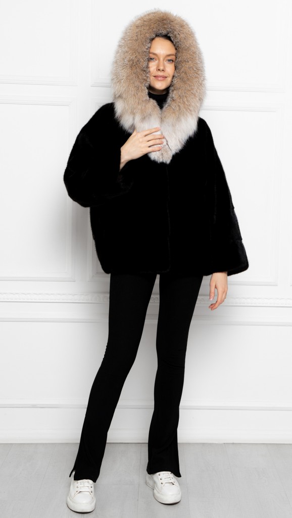 Жакет из меха норки