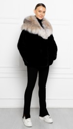 Жакет из меха норки