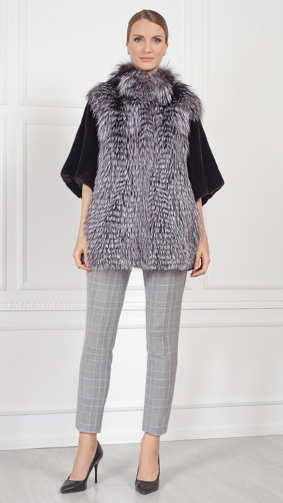 Шуба из меха норки