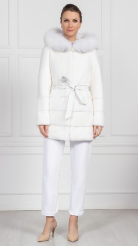 Шуба из меха норки