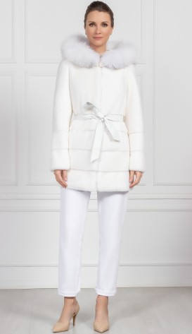 Шуба из меха норки