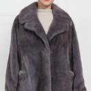 Шуба из меха норки