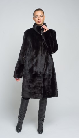 Шуба из меха норки