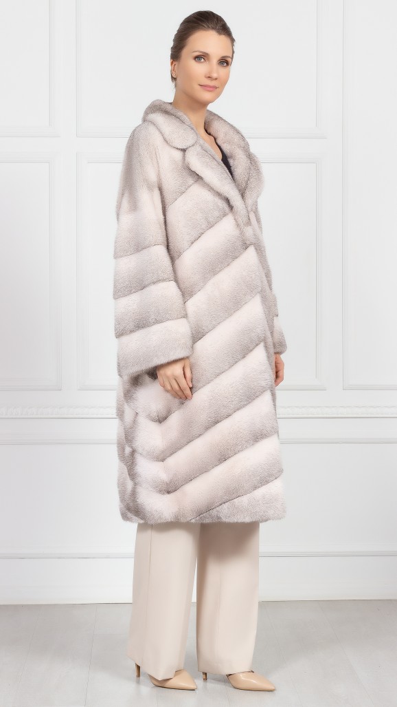 Шуба из меха норки