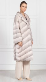 Шуба из меха норки