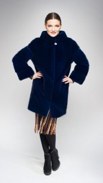 Шуба из меха норки