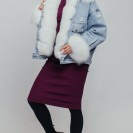 Куртка с натуральным мехом