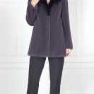 Шуба из меха норки