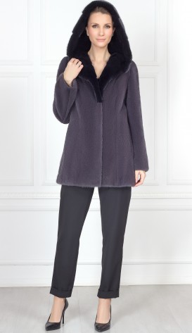 Шуба из меха норки