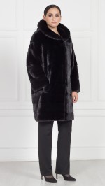 Шуба из меха норки