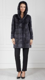 Шуба из меха норки