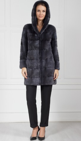 Шуба из меха норки