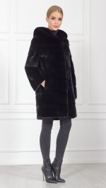 Шуба из меха норки