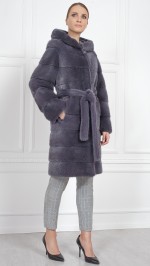 Шуба из меха норки