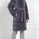 Шуба из меха норки