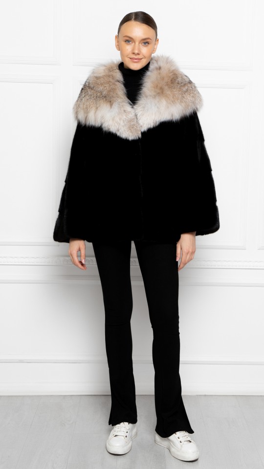Жакет из меха норки