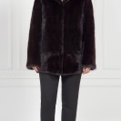 Шуба из меха норки