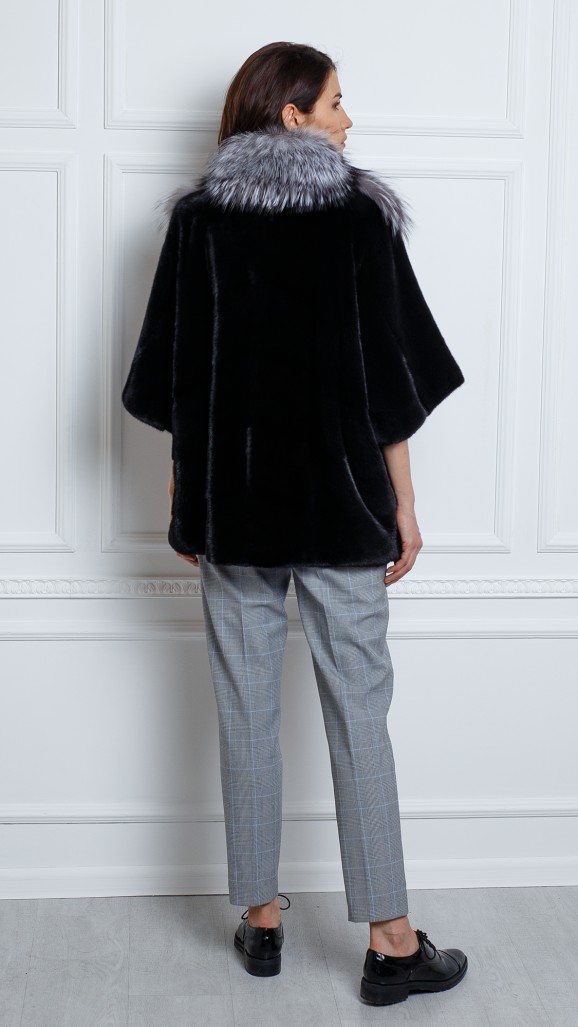 Шуба из меха норки