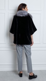 Шуба из меха норки