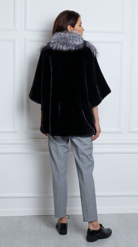 Шуба из меха норки