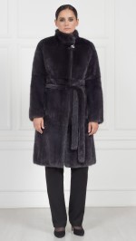 Шуба из меха норки