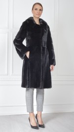 Шуба из меха норки